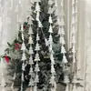 Fundo de Parede para Celebração de Natal no Jardim de Infância Estrela de Cinco Pontas Pinheiro Gota de Chuva Cortina de Porta Decoração Festa Reunião Anual Decorações