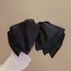 Nuevo Pasador de Pelo Negro de Alta Gama con Lazo Grande Multicapa, Pasador Femenino de Celebridad de Internet, Pinza Superior para el Cabello en la Parte Posterior de la Cabeza