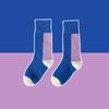 Calcetines infantiles Z229 venta al por mayor solo calcetines infantiles de moda combinación de colores de primavera calcetines de bebé a rayas calcetines infantiles de algodón