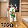 2025 Nuevo Traje de Verano de Seda de Hielo de Una Pieza para Niño Acolchado Anti-Patadas con Dibujos Animados Lindos Ropa de Casa Conjunto de Pijama Se Puede Usar Afuera