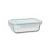 Caixa de Armazenamento de Vidro Borossilicato Alto, Tigela de Armazenamento de Vidro, Marmita, Forno de Micro-ondas, Recipiente de Armazenamento Selado para Estudantes, Utensílios de Mesa