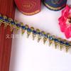 Novo Pagode Ouro e Prata Silk Lace Acessórios de Vestuário Atacado Étnica Cortina Cor Lace Acessórios Golden Lace