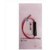 Porta-fusível 6X30 preto carcaça de linha longa fio 16AWG linha vermelha carcaça de baquelite carcaça de chumbo 17CM 17CM