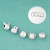 Pulsera trenzada de plata pura 999 Sanrio coolomi con cuentas, accesorios de bricolaje hechos a mano, pulsera trenzada, joyería