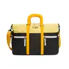 Bolsa de viaje tipo tote color block dopamina, gran capacidad, impermeable, bolsa cruzada para equipaje para fitness, maternidad, tutorías y yoga