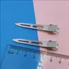 Color caramelo sin costuras pintado a mano clip de pico de pato modelado clip de partición de peluquería pasador de pelo clip suelto para la raíz del cabello clip de posicionamiento al por mayor