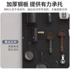 Estante de Almacenamiento de Tablero Perforado para Rincón de Café Estante de Pared con Mango Estante para Tazas Estante de Exhibición de Almacenamiento para Colgar en la Pared Tablero Metálico para Colgar