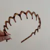 Faixa de Cabelo Fofa Ondulada com Dentes, Antiderrapante, Textura Alta, Fosca, para Mulheres, Especificamente para Lavar o Rosto, Faixa de Cabelo para Prender o Cabelo