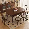 Mesa de comedor extensible estilo vintage, modelo nuevo con un toque de lujo ligero y sensación de alta gama, adecuada para casas pequeñas, moderna, giratoria, plegable y convertible en mesa redonda