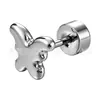 Pendientes de Titanio Jiangtai F136 Geométricos de Disco Redondo con Rosca Pendientes al por Mayor Joyería para Piercings Corporales de Aleación de Titanio G23