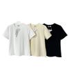 ¡Estilo Fino como el Papel! 2026 Nuevo Modelo Trece Líneas Marca R*S Calidad Cuello Redondo Casual Manga Corta Hombro Normal Camiseta para Mujer
