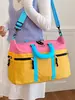 Bolsa de gimnasio de gran capacidad, bolso de mano moderno y ligero para mujer, bolsa cruzada deportiva, bolsa de almacenamiento para viajes de corta distancia