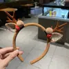 Diadema Navideña Estilo Bosque de Hadas Pasador Súper Hada Astas Orejas de Ciervo Lindas Diadema Accesorios para el Cabello de Disfraz