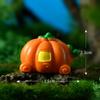 Micro Paisagem Moderna Resina Artesanato Série Halloween Pequenos Enfeites Transparente Fantasma Abóbora Carro Múmia Morte