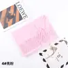 Xale Vermelho de Inverno Imitação de Caxemira Cor Lisa Presente de Festa Anual Bordar Logo Personalizado Lenço Estampado 200g para Mulheres