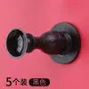 Cubierta para manija de puerta, tope de puerta de silicona anticolisión, cerradura inteligente de huellas dactilares y contraseña de acero inoxidable antirrobo, cubierta protectora para manija de puerta