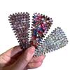 Explosiones de TikTok Estilo Coreano de Alta Gama Dongdaemun Celebridad de Internet Temperamento Pinza para el Cabello con Pedrería Pinza para el Flequillo Pinza Lateral Estilo Princesa Pinza BB