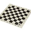 Ajedrez tablero de ajedrez de silicona 43cm tablero de damas blanco y negro material de protección ambiental tablero suave plegable impermeable sin rastro