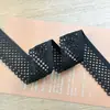 Renda vazada 3,0 cm borda ondulada Guarnição de renda decorativa DIY para roupas, vestuário, cortinas e acessórios de tecido em estoque