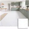 Azulejos de suelo autoadhesivos de PVC con patrón de mármol, engrosados, impermeables y resistentes al desgaste, para renovación y remodelación de suelos de cemento