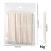 Herramientas para Uñas Palillo de Madera Naranja de Doble Punta Palillo de Puntos Madera de Haya Palillo de Madera para Uñas Palillo Descontaminante Palillo de Puntos Empujador de Cutícula Ranura de Uña