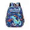 Mochilas Escolares Atacado para Crianças com Tecido Estampado, Mochilas Leves para Jardim de Infância, Dinossauro de Desenho Animado à Prova d'Água, Leve e Redutor de Peso