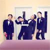 Traje para Padrinos de Boda 'Huge' Mismo Estilo, Traje Negro Completo, Atuendo de Boda para el Novio, Traje Formal de Corte Ajustado
