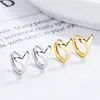 Pendientes de Cola de Pez para Mujer Plata de Ley 925 2022 Nuevos Pendientes Simples Versátiles Estilo Frío Personalidad Elegante Joyería de Oreja ins