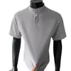 Camiseta de manga corta estilo americano con cuello Henry para hombre, verano, aspecto musculoso, moderna, deportiva, fitness, casual, tridimensional, estilo old money