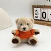 Lindo lindo suéter oso colgante juguete de peluche oso de peluche muñeca colgante de bolsa llavero de muñeca