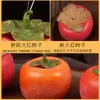Fabricante Personalizado al Por Mayor Modelo de Caqui Simulado Fruta Falsa Adornos para Ventana Accesorios para Fotografía Decoración de Frutería