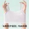 Chaleco Nuevo Estilo de Verano para Niñas en Periodo de Desarrollo, Primaria y Secundaria, Sujetador Camisola Transpirable Modal Sin Costuras para Niñas Jóvenes