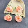 Flores de simulación capullos de té pequeños flores pequeñas cabezas de flores bodas flores artificiales flores de seda hecho a mano DIY flores decorativas cortinas de cuentas cuentas de hilo