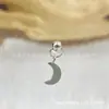 Brincos de Pingente Lua Bala de Titânio Astmf-136 G23 Titânio Rosca Interna Piercing de Lábio Joia para Cabeça