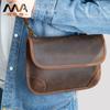 Malun mão Crossbody Small Bag Masculino europeu e americano Bolsa de ombro retro Crazy Horse Leather Masculino couro genuíno impermeável bolsa de telefone móvel