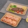 Pratos descartáveis, bandejas de papel, bandejas para piquenique e churrasco, bandejas para espetinhos, recipientes de comida em formato de pássaro, travessas, louças para viagem, recipientes para frutas