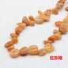 Acessórios de joias DIY de cristal ágata natural direto da fábrica com furo lateral de gota d'água plana, contas soltas semiacabadas