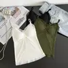Nova camisola de renda patchwork retro de puro desejo com decote em V para mulheres, top interno de verão justo e que valoriza a silhueta, topzinho sexy