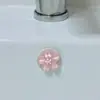 Flor Fofa Tampa de Furo de Ladrão de Pia Lavatório Tampa de Vedação Lateral para Vazamento Acessórios Domésticos Coisa Boa para Casa