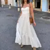 Vestido Nuevo de Otoño 2026 con Tirantes Finos Ropa para Mujer de Comercio Exterior Europeo y Americano Vestido Casual sin Mangas de Temperamento para Vacaciones