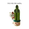Enfeites de Carro Gato Japonês Decoração de Console Central Brinquedo Tendência de Mesa Figura Zakka Artesanato de Resina Enfeites de Carro