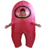 Transfronterizo Amazon Más Vendido Halloween Personaje Creativo Astronauta Disfraz Inflable Maquillaje para Actuación en Escenario Disfraz Inflable