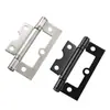 Bisagra de mariposa de acero inoxidable de 3 pulgadas, rodamiento de puerta, puerta plegable móvil engrosada, puerta de vidrio para ventanas, sin ranuras