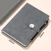 Caja de Regalo para Cuaderno de Negocios con Hebilla de Plástico, Recuerdo, Bloc de Notas para Registro de Trabajo de Oficina, Logo Impreso, Juego de Caja de Regalo Sencilla