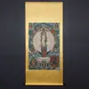 Caligrafía y Pintura Antigua, Pintura Decorativa para el Recibidor, Estilo Vintage, Ya Enmarcada, Thangka, Pergamino Budista de Xizang, Pintura del Salón Central, Guanyin de las Mil Manos
