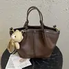 Bolso Grande de Moda y Sencillo para Mujer 2026 Nuevo Bolso de Hombro Individual para el Trabajo Bolso Cubo de Mano de Alta Gama Bolso Tote