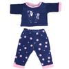 2024 nuevo 18 pulgadas muñeca American Girl accesorios ropa de una pieza con capucha 43cm muñeca de verano pijama de felpa