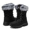 HOBIBEAR botas de nieve de invierno para adultos hombres y mujeres botas de algodón de felpa amantes botas de nieve del noreste ventas directas de fábrica