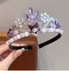 Faixa de Cabeça Frozen para Meninas Coroa Elsa Infantil Vestido de Performance Kuromi Melody Coroa Tiara