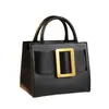 Bolso Cuadrado Pequeño Estilo Francés de Piel Genuina 2026 Nuevo Diseño de Nicho Bolso de Mano Simple Versátil Bolso de Hombro Bolso Cruzado para Viajes